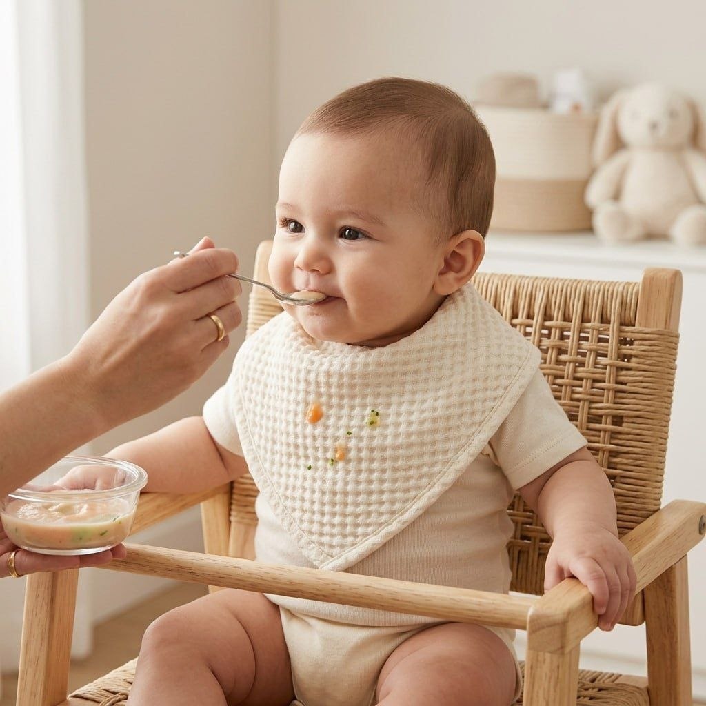 Lot 3 bavoirs bandana bébé mousseline coton | Lunella