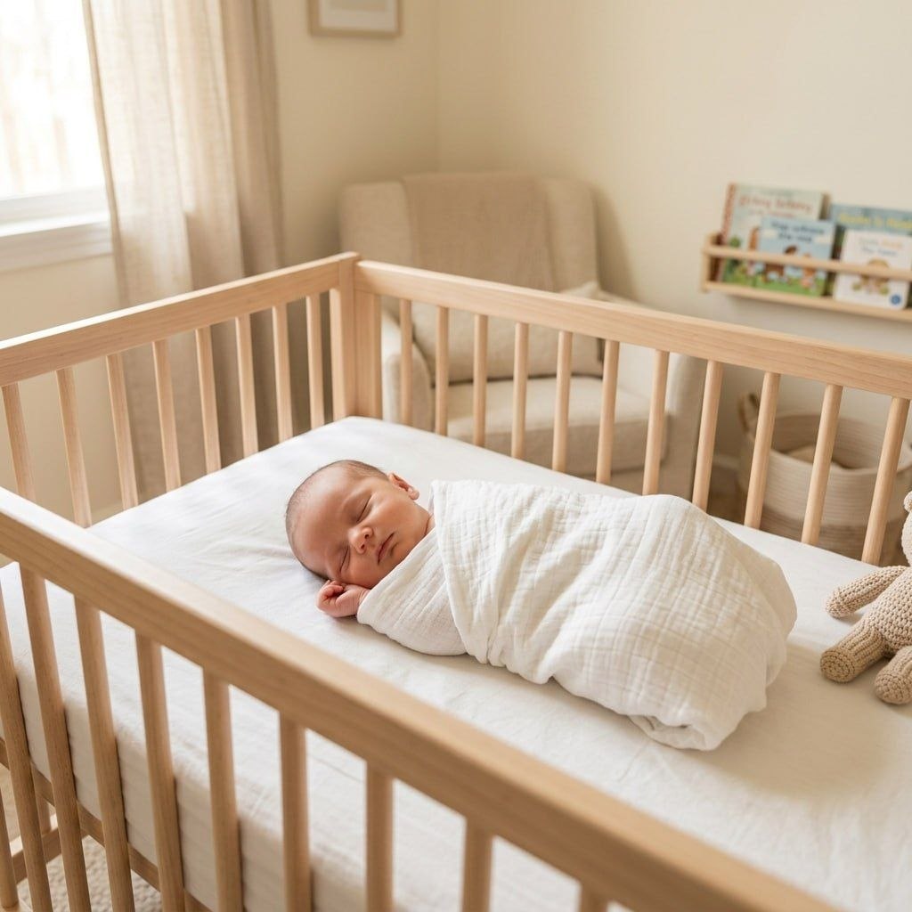 Lange bébé bambou double gaze 120×120 cm — Douceur essentielle | Lunella